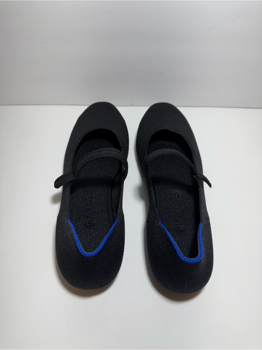 Rothy's The Square Mary Jane Ballet Flat in Black Women's Size 6.5 - Picture 6 of 16